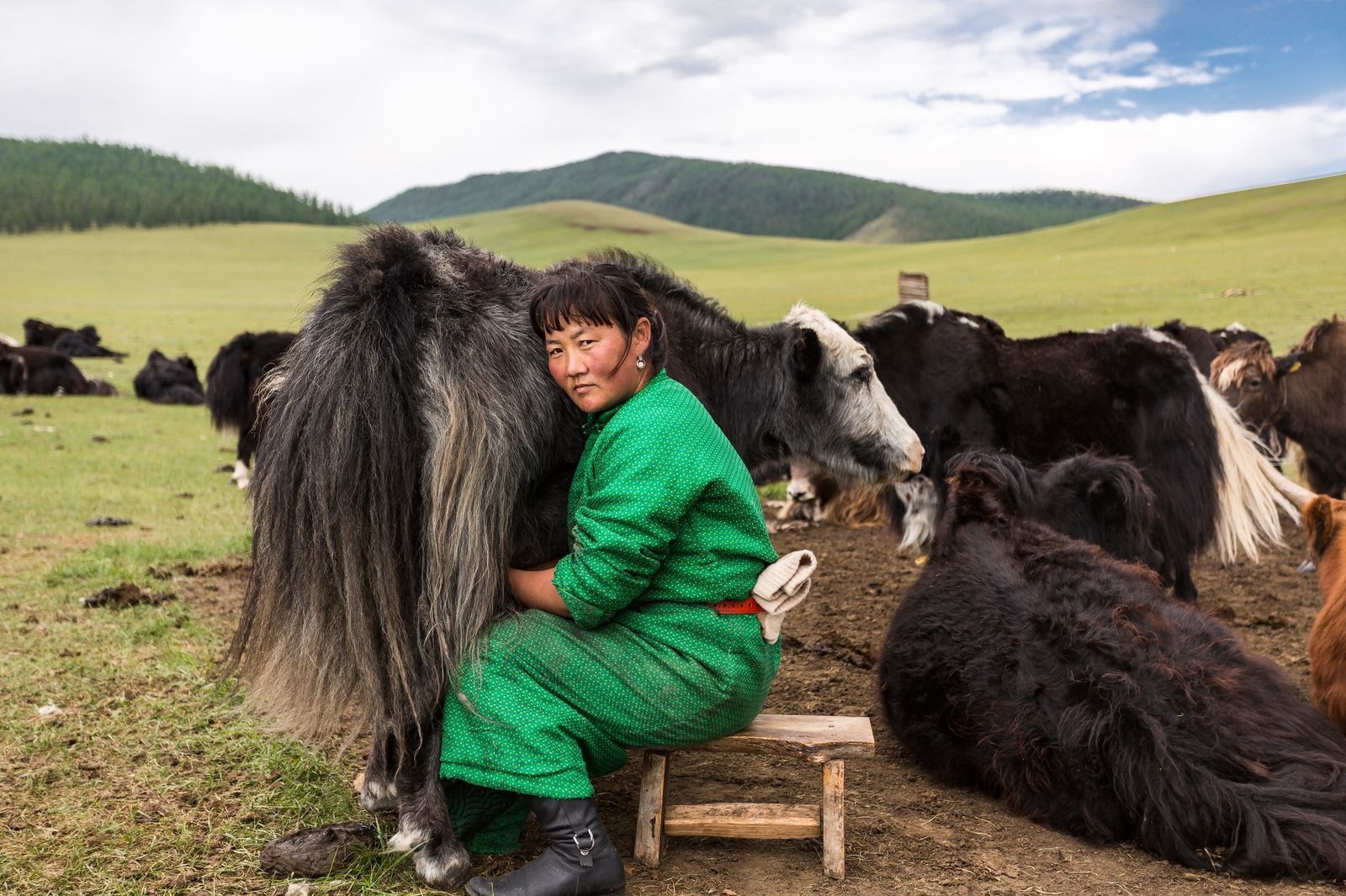 زن روستایی مغول